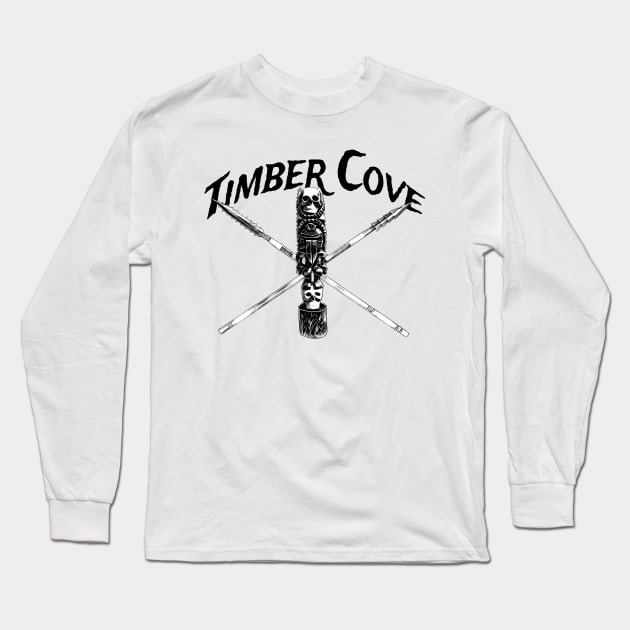 Timber Cove Tiki with Spears Long Sleeve T-Shirt by Timber Cove